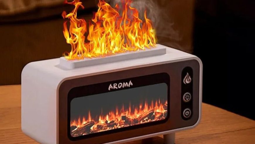 Vintage Fireplace Aroma Diffuser