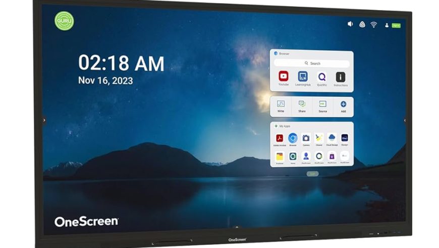 OneScreen Interactive Flat Panel Display: Transform Collaboration & Learning