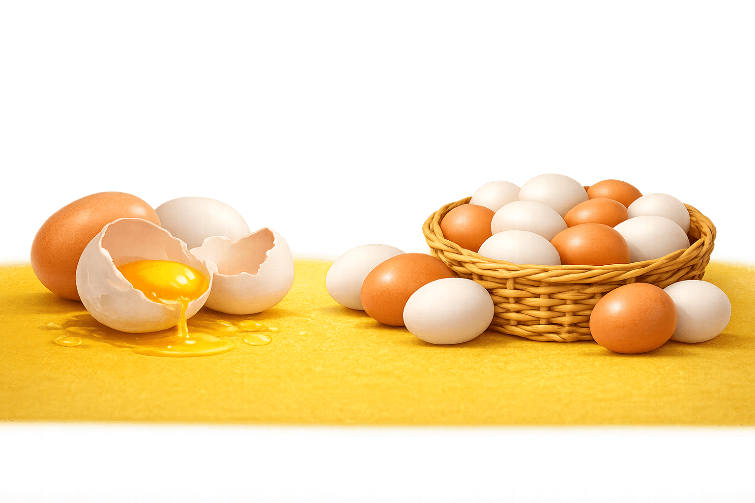 እንቁላል በብዛት በፍሬም