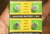 TMI AG3 alkaline button cell batteries