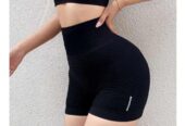 High waist butt lifting yoga shorts