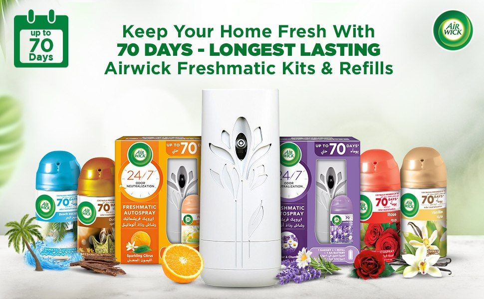 Airwick automatic air freshner with dispenser
