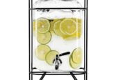 Glass beverage dispenser