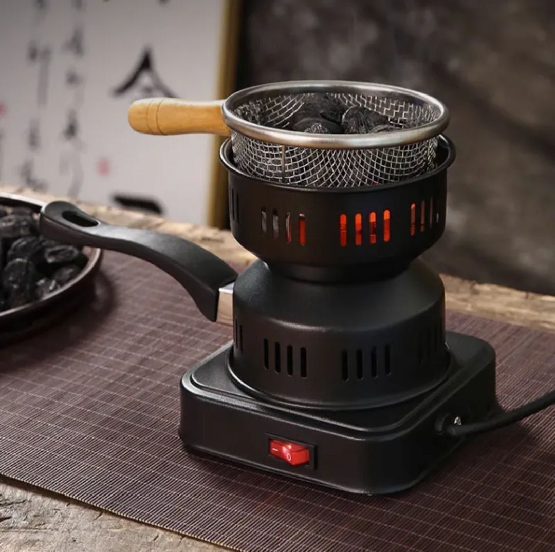 Electric charcoal burner