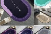 Super absorbant bathroom rugs