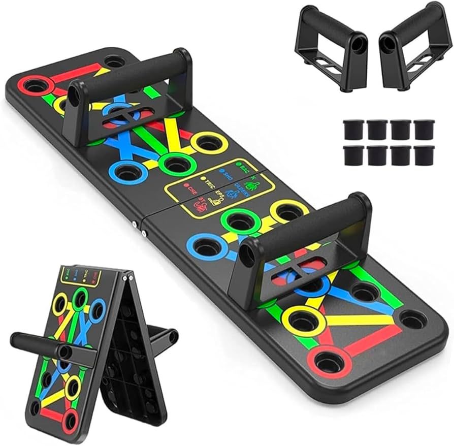 Foldable push up board