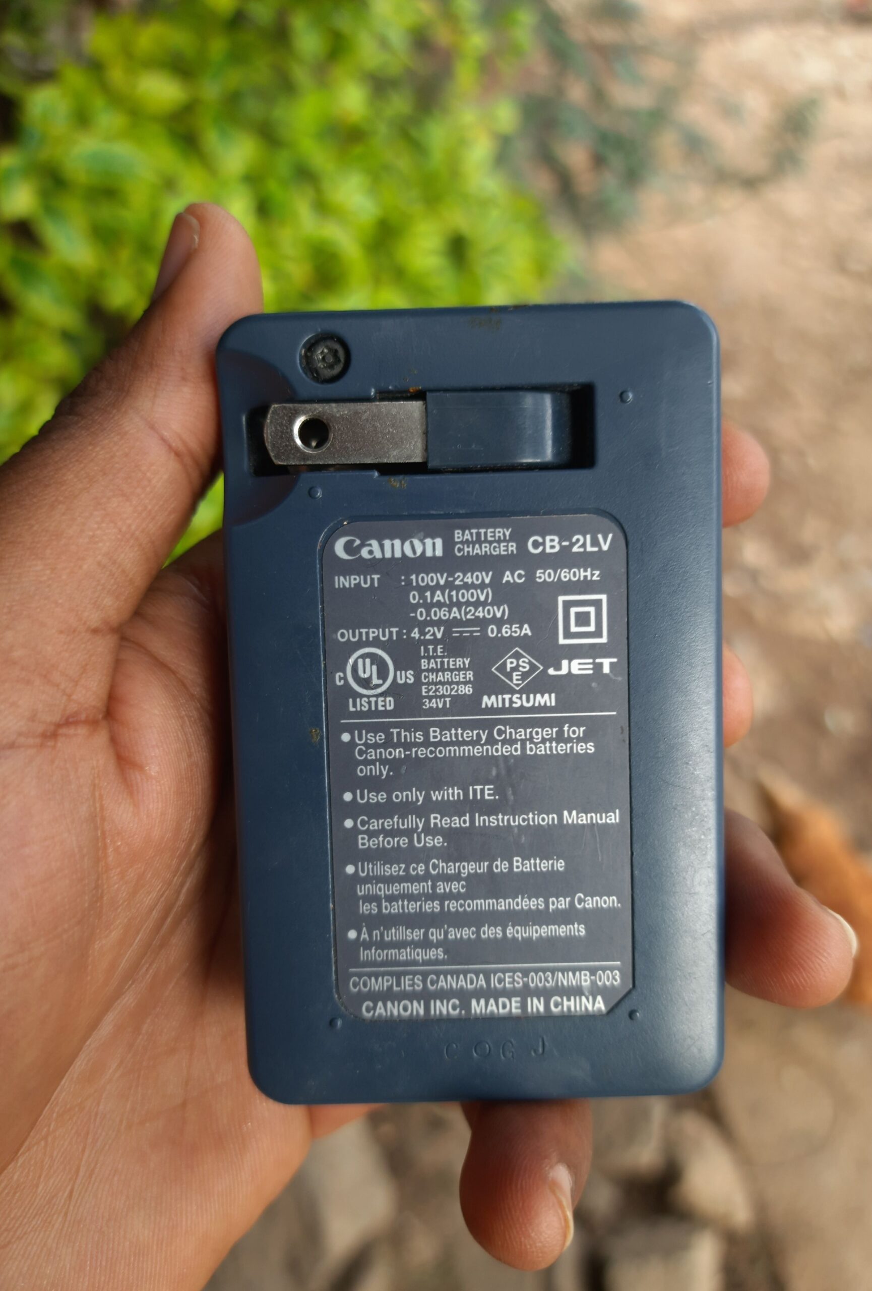 Canon Cb-2lve Battery Charger