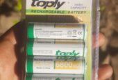 Toply Aa 6800mah High-capacity Rechargeable Batteries.