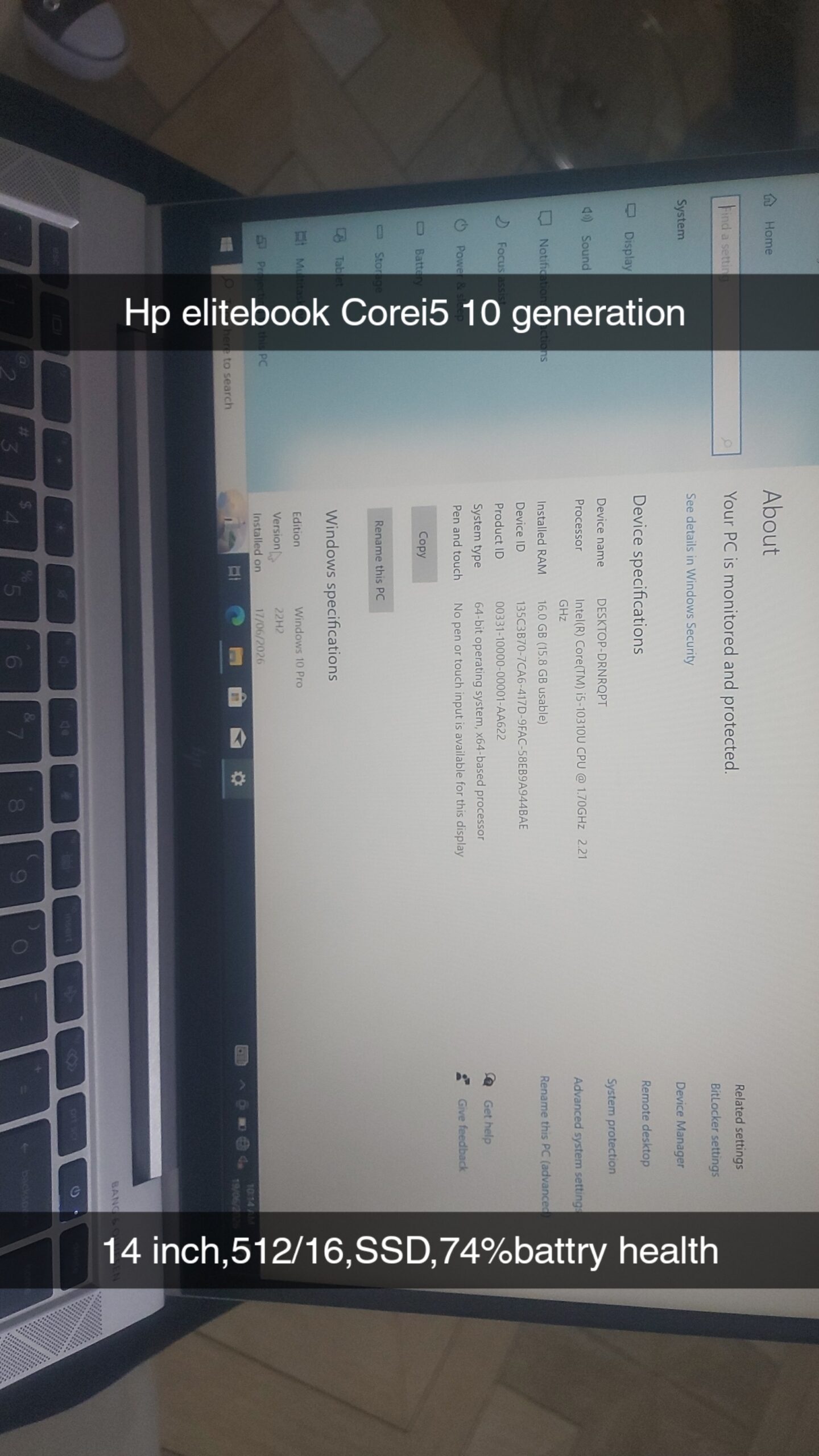 Hp elitebook 840 G8