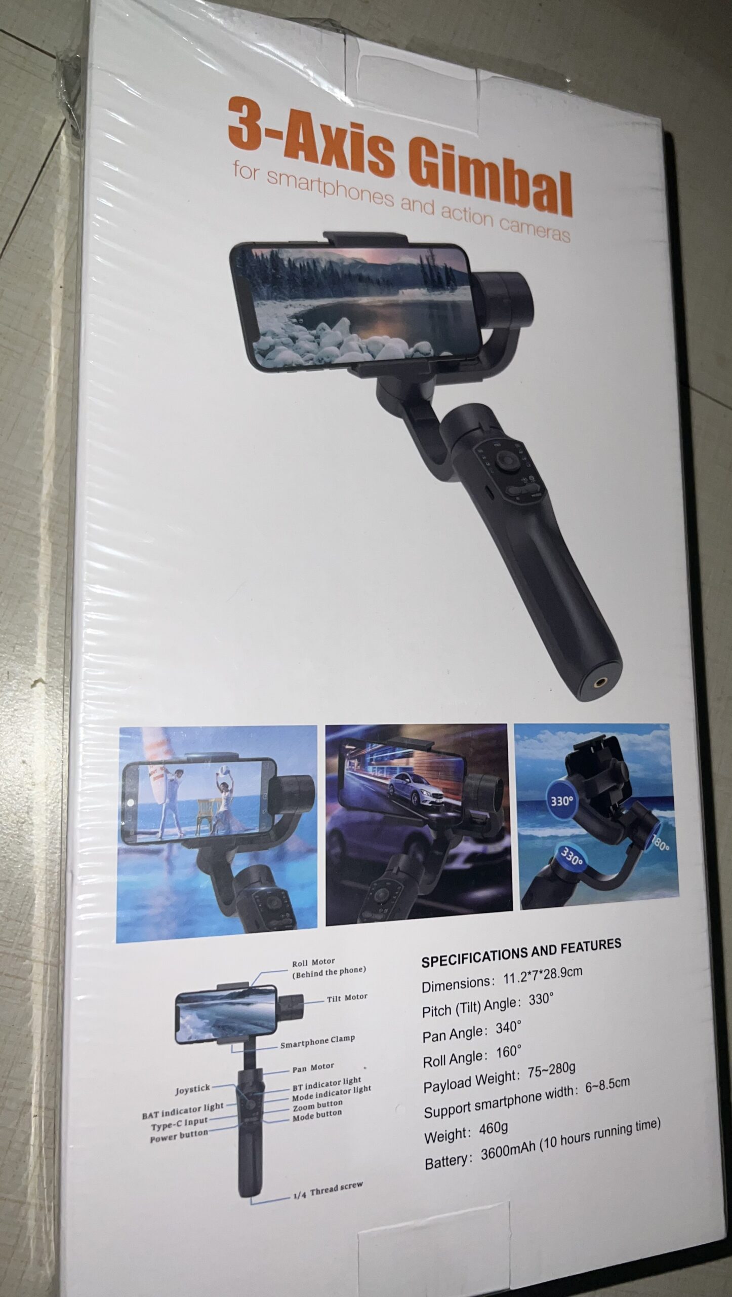F10 pro  / 3- Axis gimbal