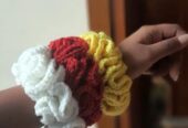 Crochet scrunchie