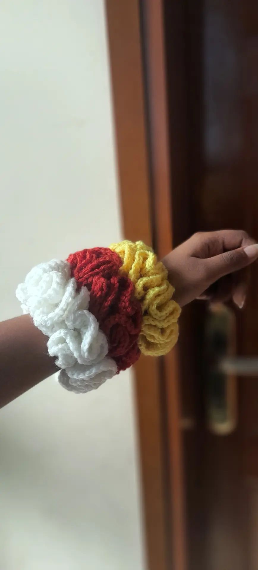 Crochet scrunchie