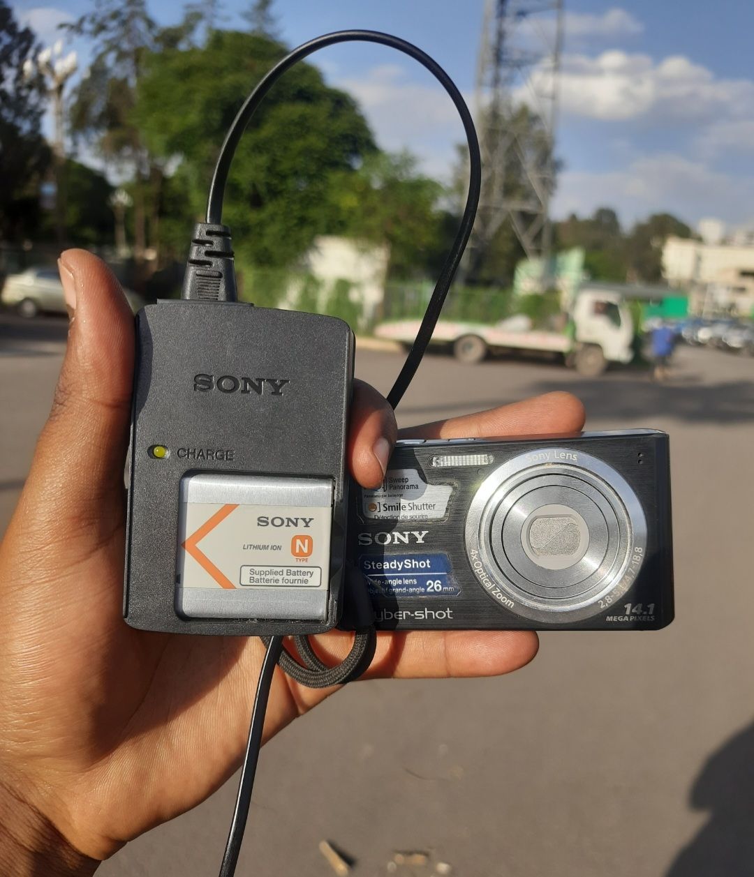 Sony Cyber-shot DSC-W610 digital camera, a black compact model featuring a 14.1-megapixel sensor.