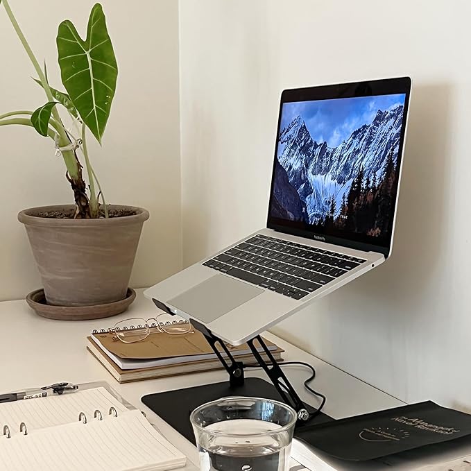 Laptop Stand Fan with a 360 Rotating Base