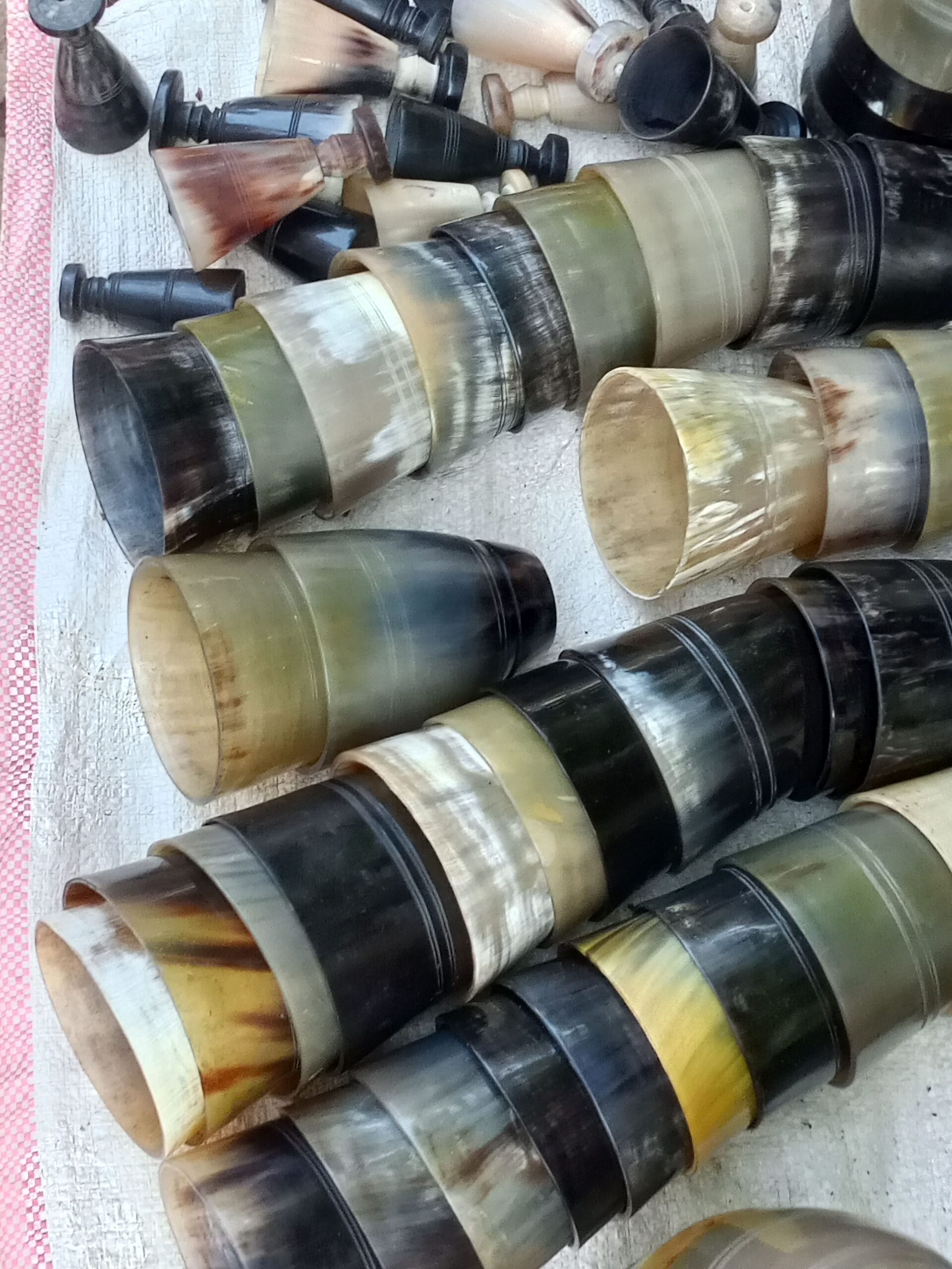 Oxen horn made cup