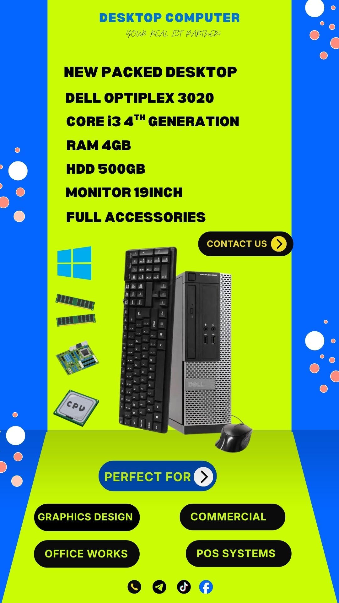 Desktop computer 3020